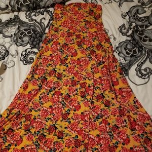 XXS LuLaRoe Flower Maxi